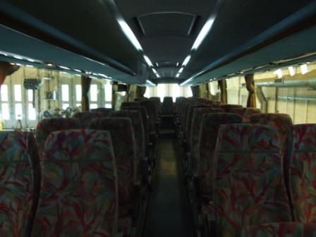 bus rental Madrid, Spain Scania 55 60 seats