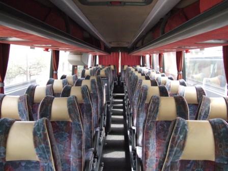 bus rental Madrid, Spain Scania 55 60 seats